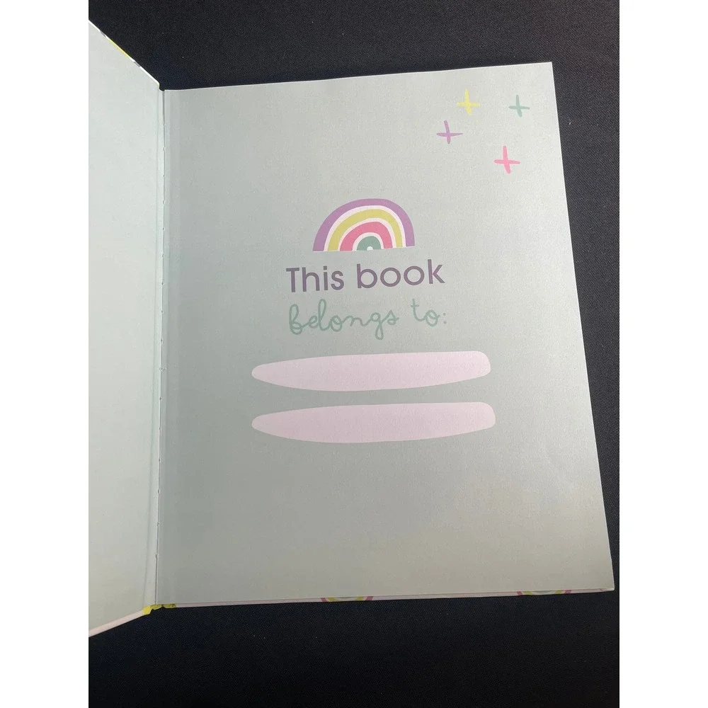 C.R. Gibson Baby Memory Book Bundle of Joy Rainbow First Five Years Journal